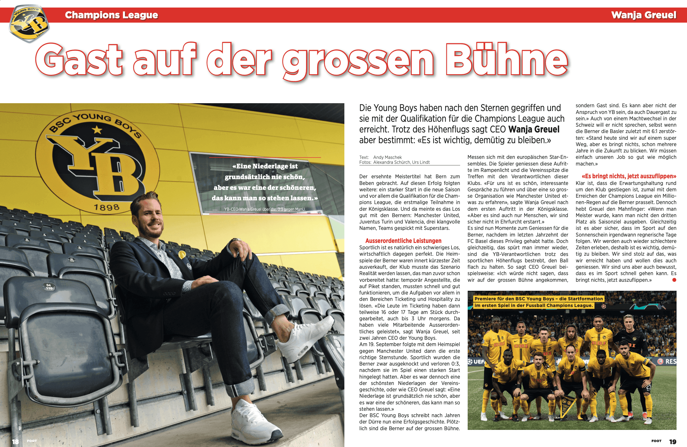 FOOT, zur Champions League